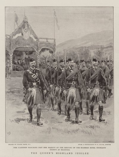 Het Highland Jubileum van de Koningin door Frank Dadd