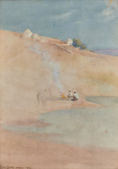 De rand van de Bekanneer woestijn, India door Frank Dean