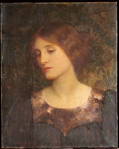 Contemplatie, 1897 door Frank Dicksee
