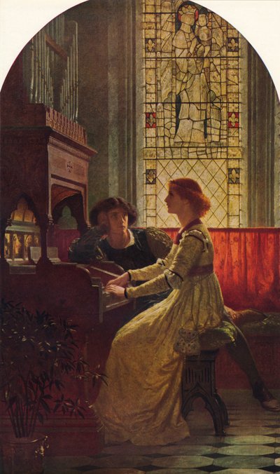 Harmonie, 1877 door Frank Dicksee