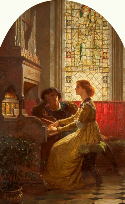 Harmonie, 1879 door Frank Dicksee