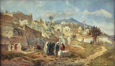 Een Arabische begraafplaats, 24 oktober 1882 door Frank Dillon