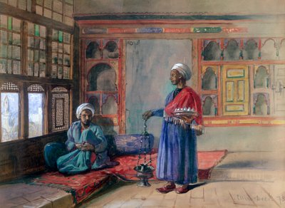 Appartement in het Huis van de Sheikh Sadat, Caïro, 1873 door Frank Dillon