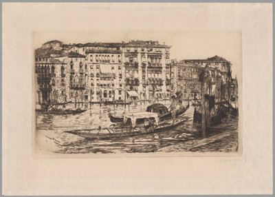 Canal Grande, Venetië door Frank Duveneck