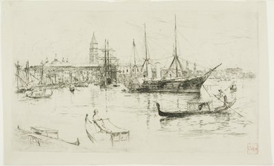 Lagune, Venetië door Frank Duveneck