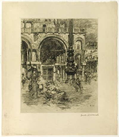 Piazza San Marco door Frank Duveneck