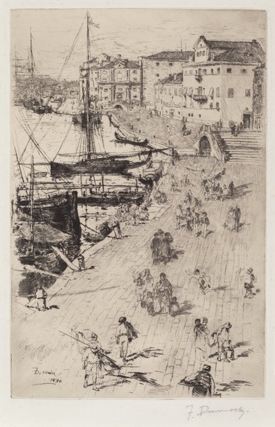 Riva degli Schiavoni, Nr. 2 door Frank Duveneck