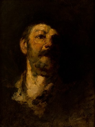 Studiehoofd, Man met Hoed door Frank Duveneck