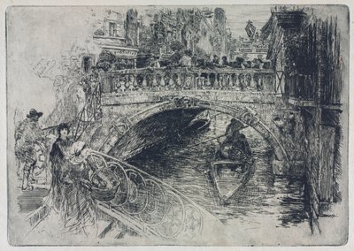 Venetiaanse brug door Frank Duveneck