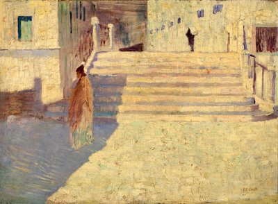 Vrouwen bij de Trappen nr. II door Frank Edwin Scott