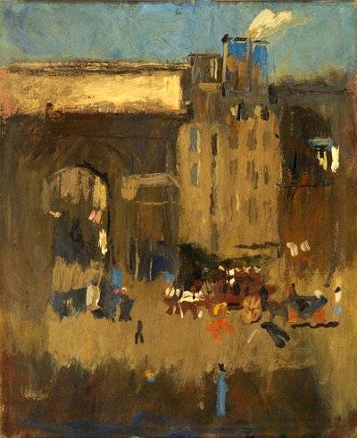 Porte St. Martin en begrafenis door Frank Edwin Scott