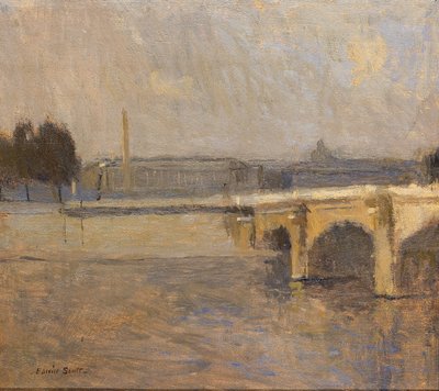 Seine bij Parijs, Pont de la Concorde door Frank Edwin Scott