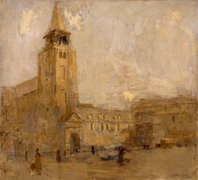 St. Germain des Pres nr. II door Frank Edwin Scott