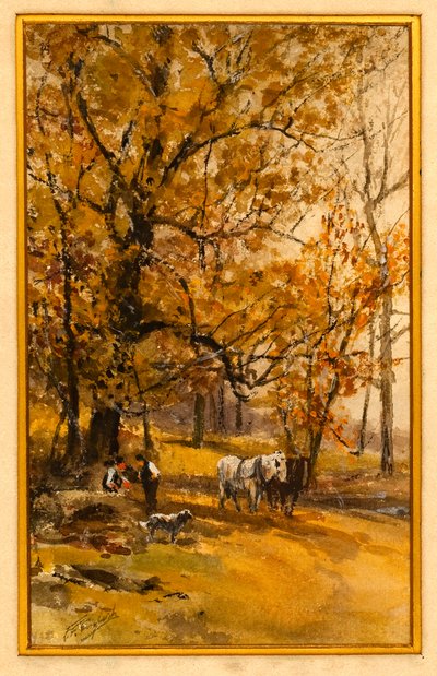 Landschap door Frank English