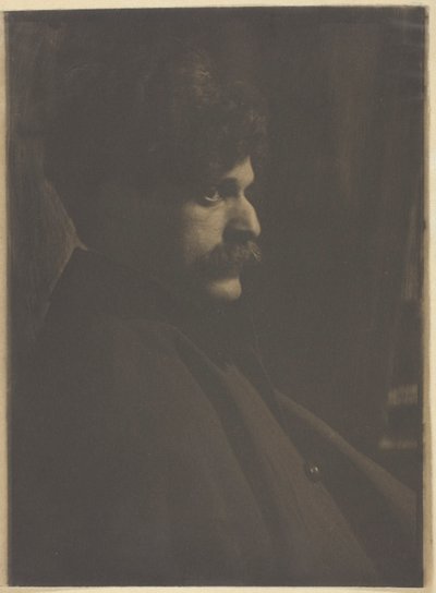 Portret van Alfred Stieglitz door Frank Eugene