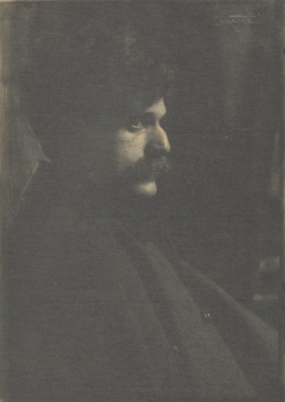 Portret van Alfred Stieglitz, ca. 1899 door Frank Eugene