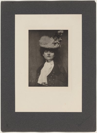 Portret van juffrouw Jones,1901 (foto) door Frank Eugene
