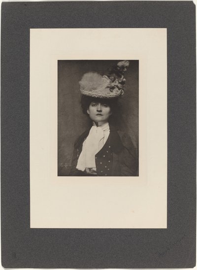 Portret van Miss Jones door Frank Eugene
