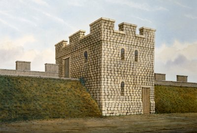 Muur van Hadrianus: Banks East Turret door Frank Gardiner