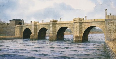 Muur van Hadrianus Chesters Bruggenhoofd door Frank Gardiner