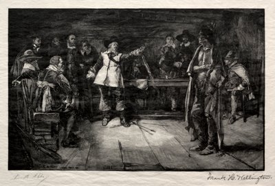 Uitdaging van Miles Standish door Frank H. Wellington