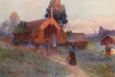 Nieuw-Zeeland: Een Pataka door Frank H Wright