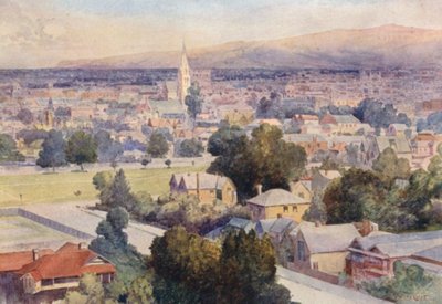 Nieuw-Zeeland: Christchurch door Frank H Wright