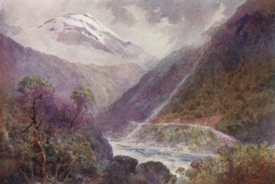Nieuw-Zeeland: De Otira Kloof door Frank H Wright