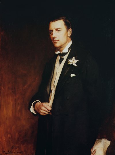 Portret van Joseph Chamberlain, 1886 door Frank Holl