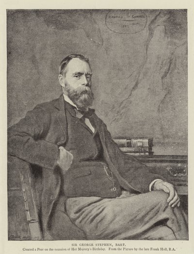Sir George Stephen, Baronet door Frank Holl