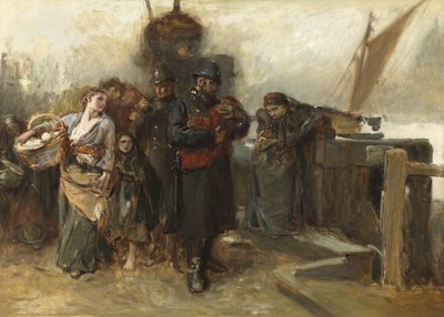 Studie voor Verlaten - een vondeling door Frank Holl