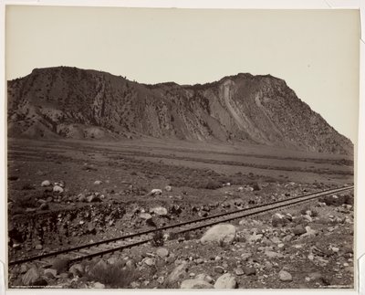 Cinnaberberg, Duivelsglijbaan, 1880s door Frank Jay Haynes