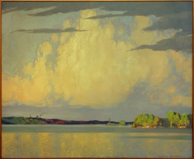 Sereniteit, Lake of the Woods door Frank Johnston