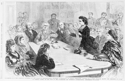 Washington D.C. De Judiciary Committee..., uit Frank Leslies Illustrated Newspaper, 1871 door Frank Leslie