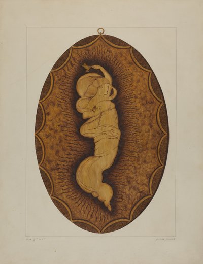 Verbrande Plaque door Frank Maurer