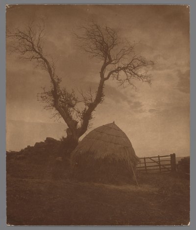 Egton Bridge in Whitby bij zonsondergang door Frank Meadow Sutcliffe