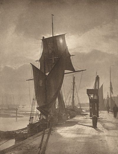 Zonneschijn en Schaduw door Frank Meadow Sutcliffe