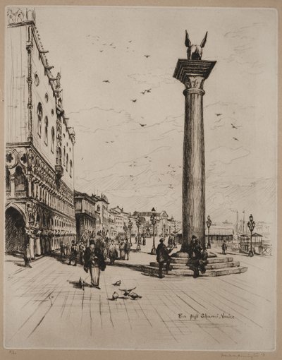 Riva Schiavone, Venetië door Frank Milton Armington
