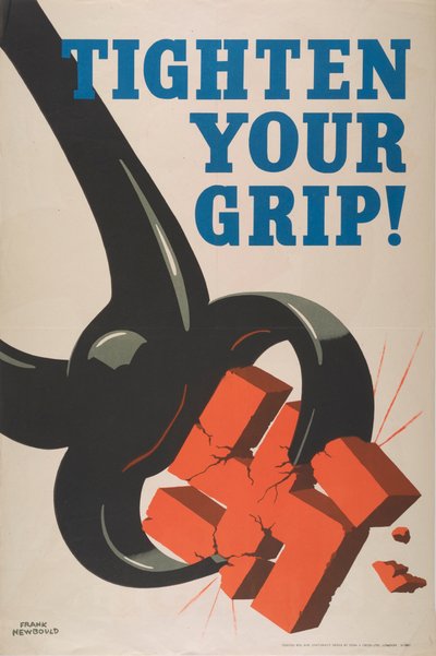 Versterk je grip!, ca. 1942 door Frank Newbould
