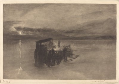 Het Houten Vlot op de Rijn door Frank Short