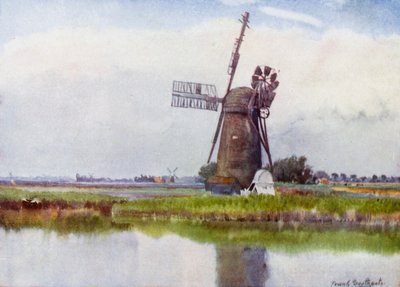 Norfolk Broads: Molenland boven Stokesby door Frank Southgate