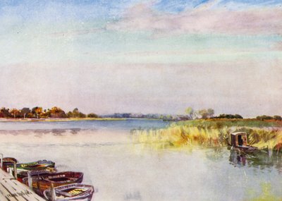 Norfolk Broads: Ormesby Broad, Herfst door Frank Southgate