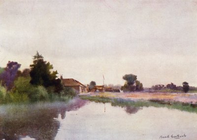 Norfolk Broads: Rijzende mist, Coltishall door Frank Southgate