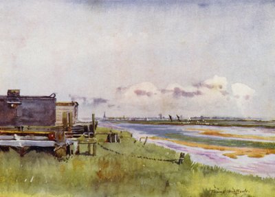 Norfolk Broads: Yarmouth vanuit Breydon door Frank Southgate