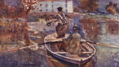 Wild Leven in Oost-Anglia: Smelt-Netten in een Molenplas (kleur litho) door Frank Southgate
