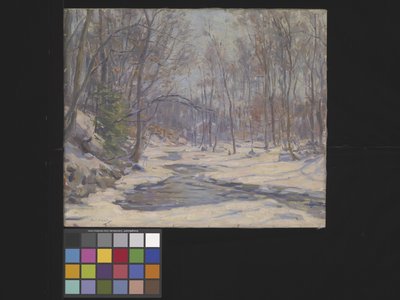 Een Winterochtend door Frank Townsend Hutchens