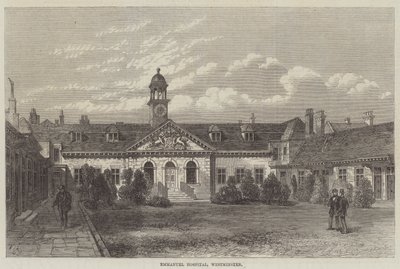 Emmanuel Hospital, Westminster door Frank Watkins