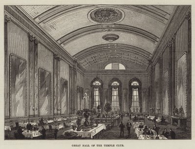 Grote Zaal van de Temple Club door Frank Watkins