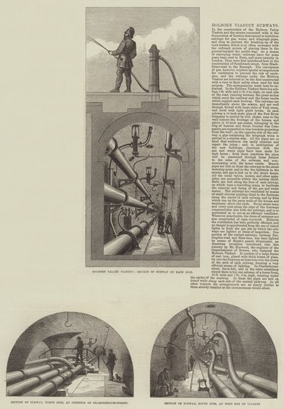 Holborn Viaduct Metrostations door Frank Watkins