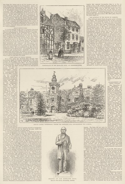 Sir Rowland Hill en Penny Postage, een gedenkwaardig jubileum door Frank Watkins